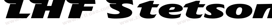 LHF Stetson字体转换